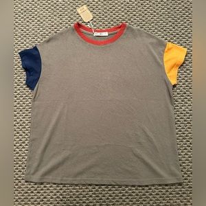 *NWT* NATURAL LIFE WOMEN’S COLORBLOCK BOXY TEE SIZE X-SMALL